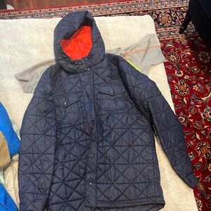 The North Face- Puffer Jacket!! Full buttons with pocket holders!!